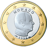 1 Euro Monaco Prince Albert obverse