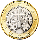 1 Euro Slovakia obverse