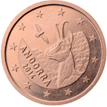 1 eurocent Andorra obverse