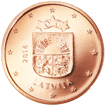 1 eurocent Latvia obverse