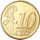 10 eurocent France 1st type reverse