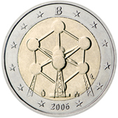 2 Euro Commemorative coins Belgium 2006