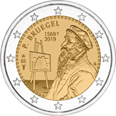 2 Euro Commemorative coin Belgium 2019 -  450 years since the death of Pieter Bruegel the Elder