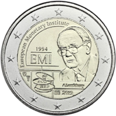 2 Euro Commemorative coin Belgium 2019 - 25 years since the creation of the European Monetary Institute 