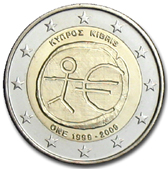 2 Euro Commemorative coin Cyprus 2009