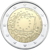 2 Euro Commemorative coin Finland 2015 - 30th anniversary of the Flag of Europe