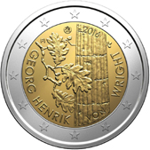 2 Euro Commemorative coin Finland 2016 - 100th anniversary of the birth of Georg Henrik von Wright