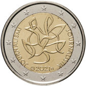 2 Euro Commemorative coin Finland 2021 - Journalism and Open Communication in Support of Finnish Democracy