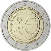 2 Euro Commemorative coin Germany 2009 WWU obverse