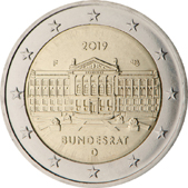 2 Euro Commemorative coin Germany 2019 -  Bundesrat