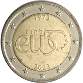 2 Euro Commemorativo Irlanda 2023 - 50th anniversary of Ireland’s membership of the European Union