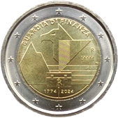 2 Euro Commemorative coin Italy 2024 - 250th anniversary of the founding of the Financial Police