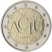 2 Euro Commemorative coin Lithuania 2015 - Lithuanian Language