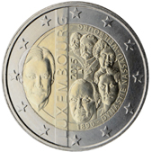 2 Euro Commemorative coin Luxembourg 2015 - 125th anniversary of the Nassau-Weilburg Dynasty