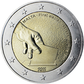 2 Euro Commemorative coin Malta 2011