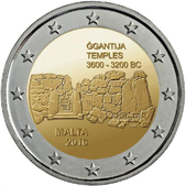 2 Euro Commemorative coin Malta 2016 - Ġgantija