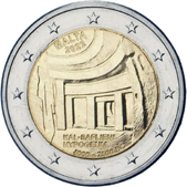 2 Euro Commemorative coin Malta 2022 - Hypogeum of Ħal Saflieni