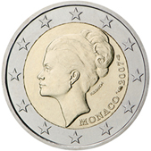 2 Euro Commemorative coin Principality of Monaco 2007