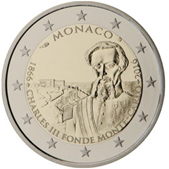 2 Euro Commemorative coin Principality of Monaco 2016