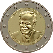 2 Euro Commemorative coin Principality of Monaco 2023