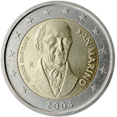 2 Euro Commemorative coin San Marino 2004