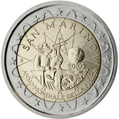 2 Euro Commemorative coin San Marino 2005