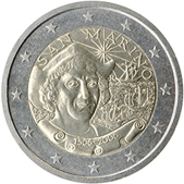 2 Euro Commemorative coin San Marino 2006