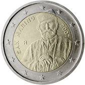 2 Euro Commemorative coin San Marino 2007