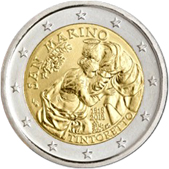 2 Euro Commemorative coin San Marino 2018 - Tintoretto