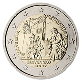 2 Euro Commemorative coin Slovakia 2017 - Universitas Istropolitana