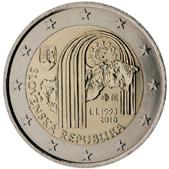 2 Euro Commemorative coin Slovakia 2018