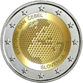 2 Euro Commemorative coin Slovenia 2018 - World Bees Day