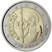 2 Euro Commemorative coin Spain 2005