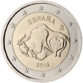 2 Euro Commemorative coin Spain 2015 - Cave of Altamira