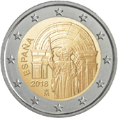 2 Euro Commemorative coin Spain 2018 - Santiago de Compostela