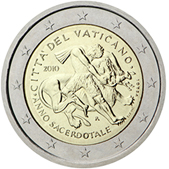 2 Euro Commemorative coin Vatican 2010