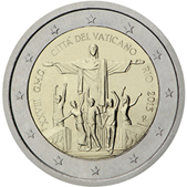 2 Euro Commemorative coin Vatican 2013 - World Youth Day