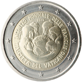 2 Euro Commemorative coin Vatican 2015