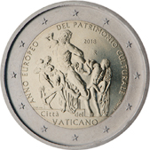 2 Euro Commemorative coin Vatican 2018 - European Year of Cultural Heritage