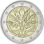 2 Euro France obverse 3rd type