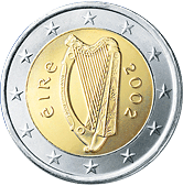 2 Euro Ireland obverse