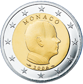 2 Euro Monaco Prince Albert obverse