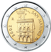 2 Euro San Marino obverse