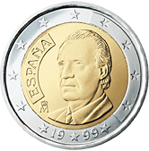 2 Euro Spain obverse