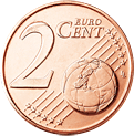 2 eurocent monaco reverse