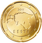 20 eurocent Estonia obverse