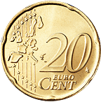 20 eurocent France 1st type reverse