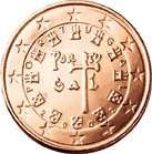 5 eurocent Portugal obverse