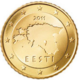 50 eurocent Estonia obverse