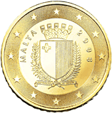 50 eurocent Malta obverse